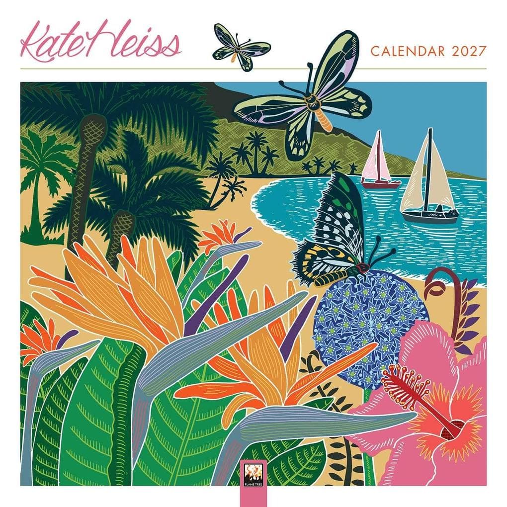 Kate Heiss Kunstkalender 2027 - Original Flame Tree Publishing-Kalender [Kalender]