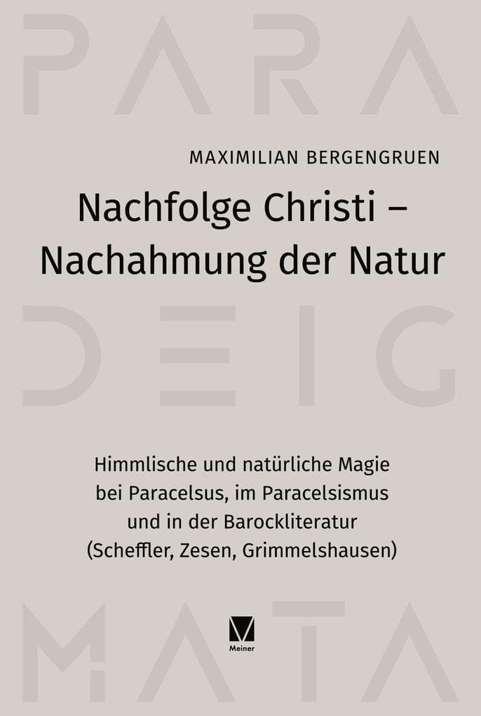 Nachfolge Christi - Nachahmung der Natur
