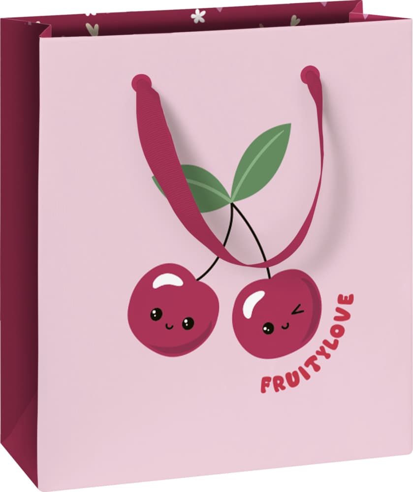 Geschenktasche 18x8cm Yumi rosa
