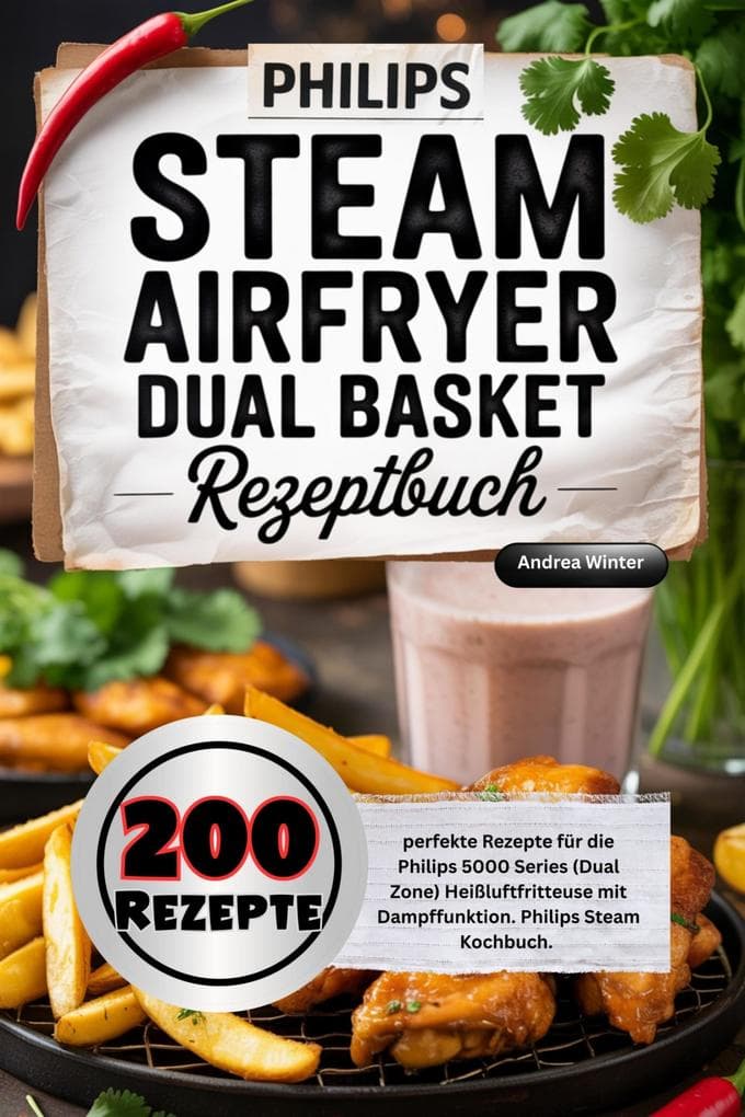Philips Steam Airfryer Dual Basket Rezeptbuch