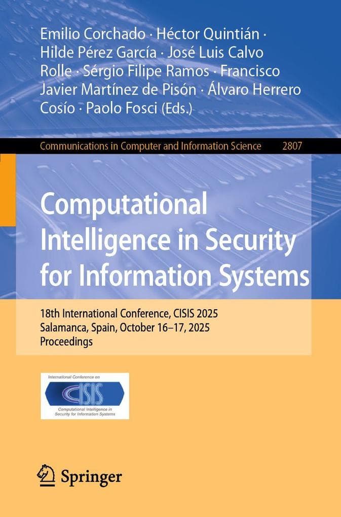 Computational Intelligence in Security for Information Systems