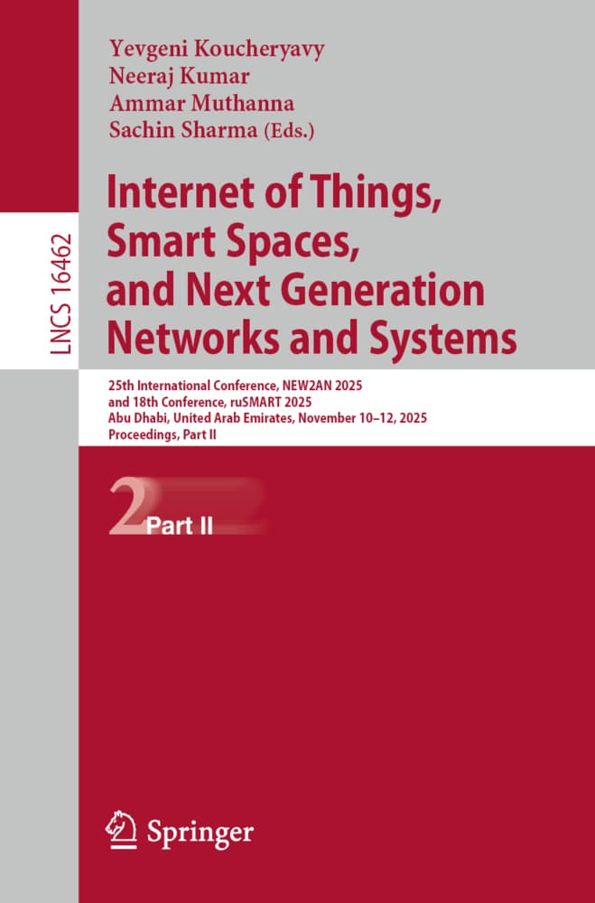 Internet of Things, Smart Spaces, and Next Generation Networks and Systems
