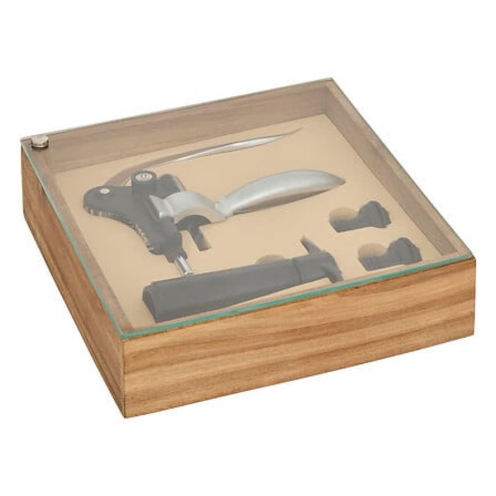 Jules Lever Sommelierbox 4er, braun