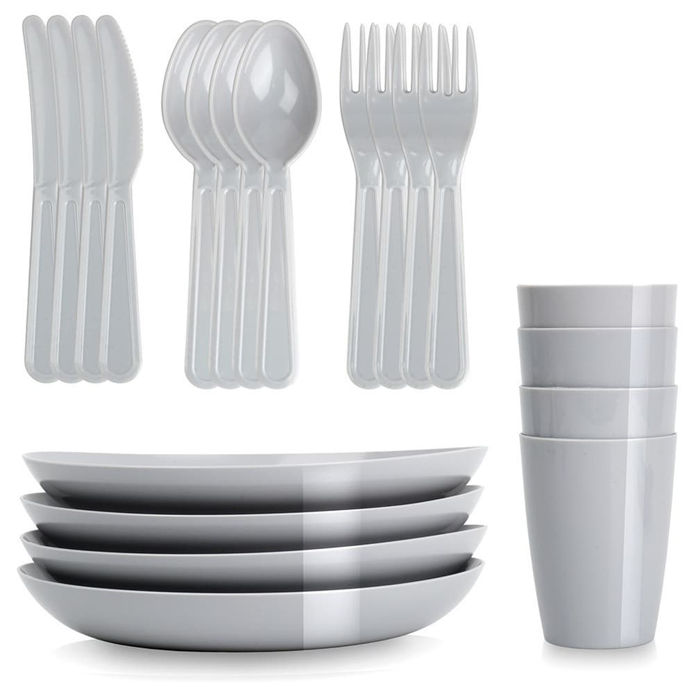 Picknick-Set aus Kunststoff 20-teilig