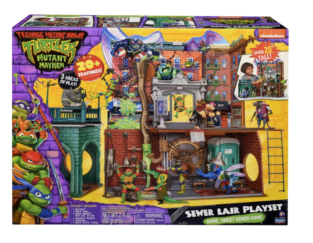 Tmnt Movie Sewer Lair Playset - New Version