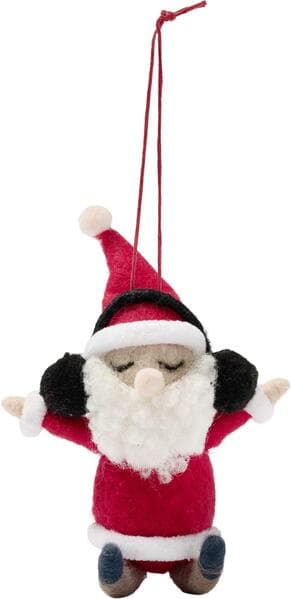 Filzfigur Weihnachtsmann / Rock 'n' Roll Santa