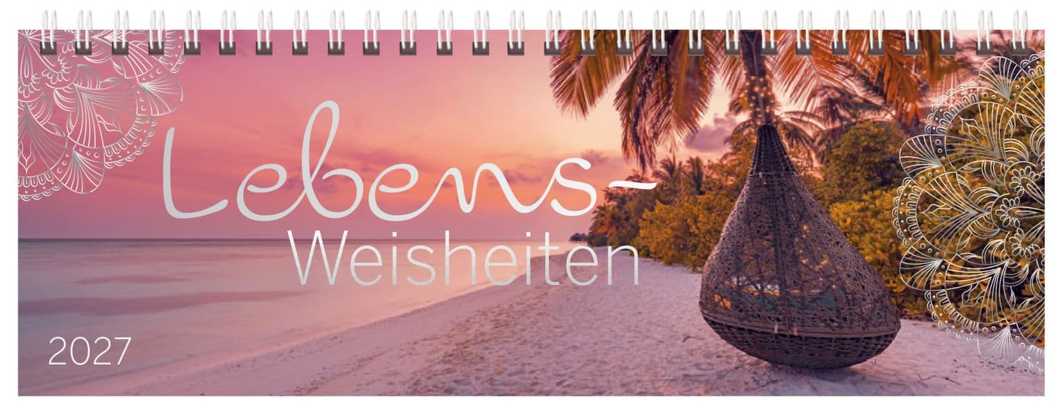 Tischquerkalender Trend Lebensweisheiten 2027