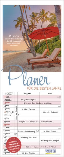 Planer für die besten Jahre 2027