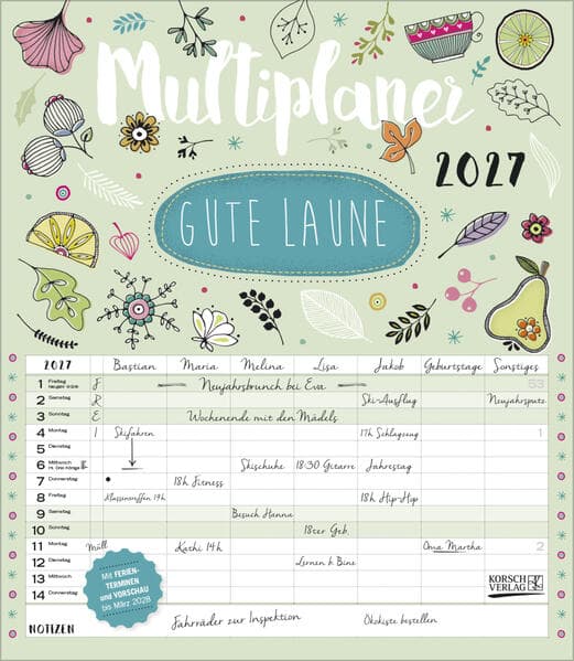 Multiplaner - Gute Laune 2027