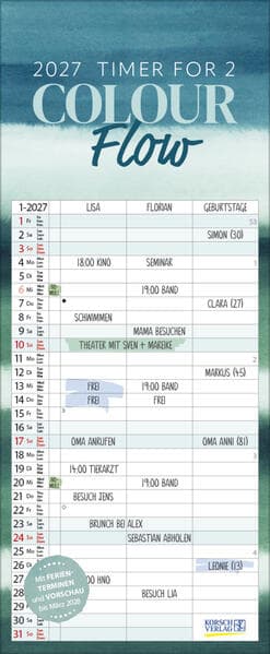 Timer for 2 Colourflow 2027