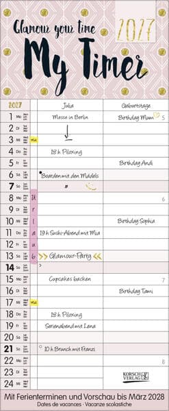 My Timer - Glamour your Time 2027