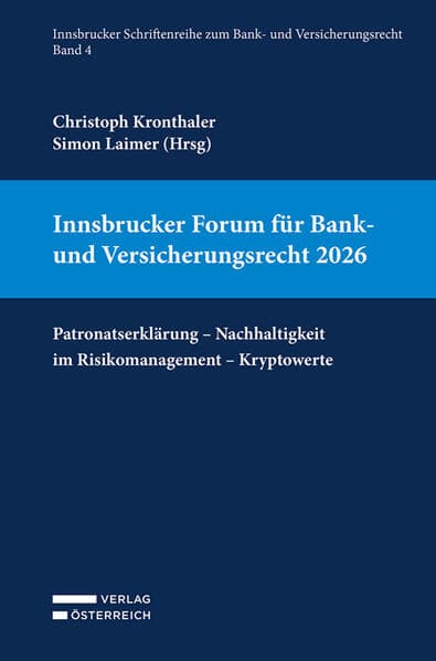 Innsbrucker Forum für Bank- und Versicherungsrecht 2026