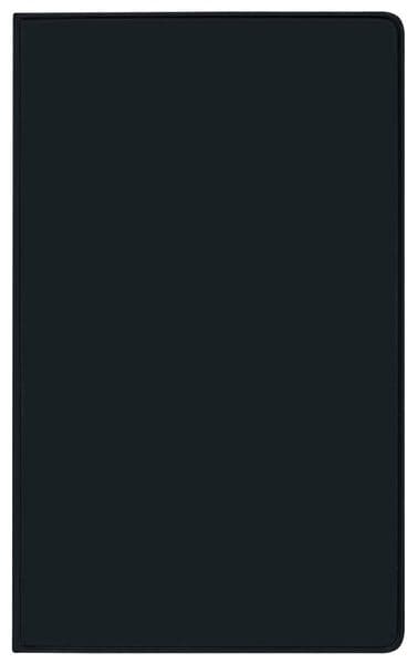 Taschenkalender Saturn Leporello PVC schwarz 2027