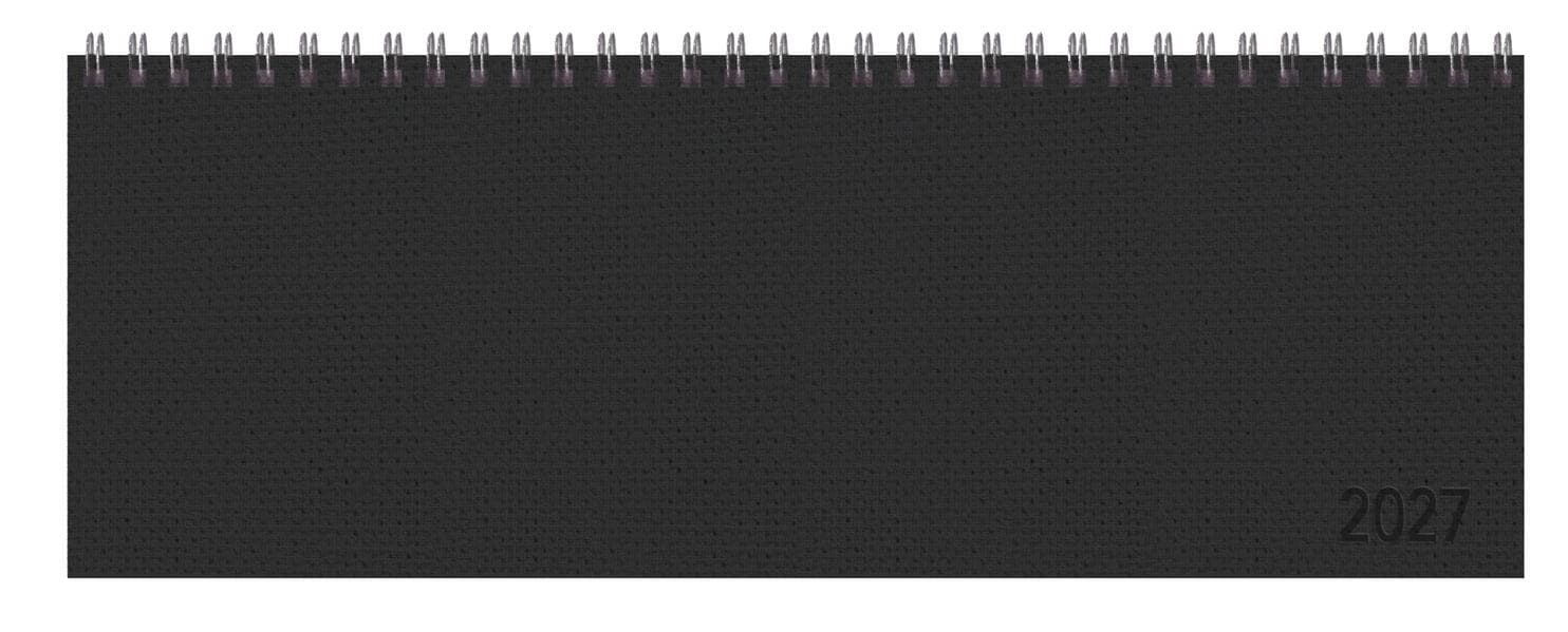 Tischkalender quer Professional Premium 2027 schwarz