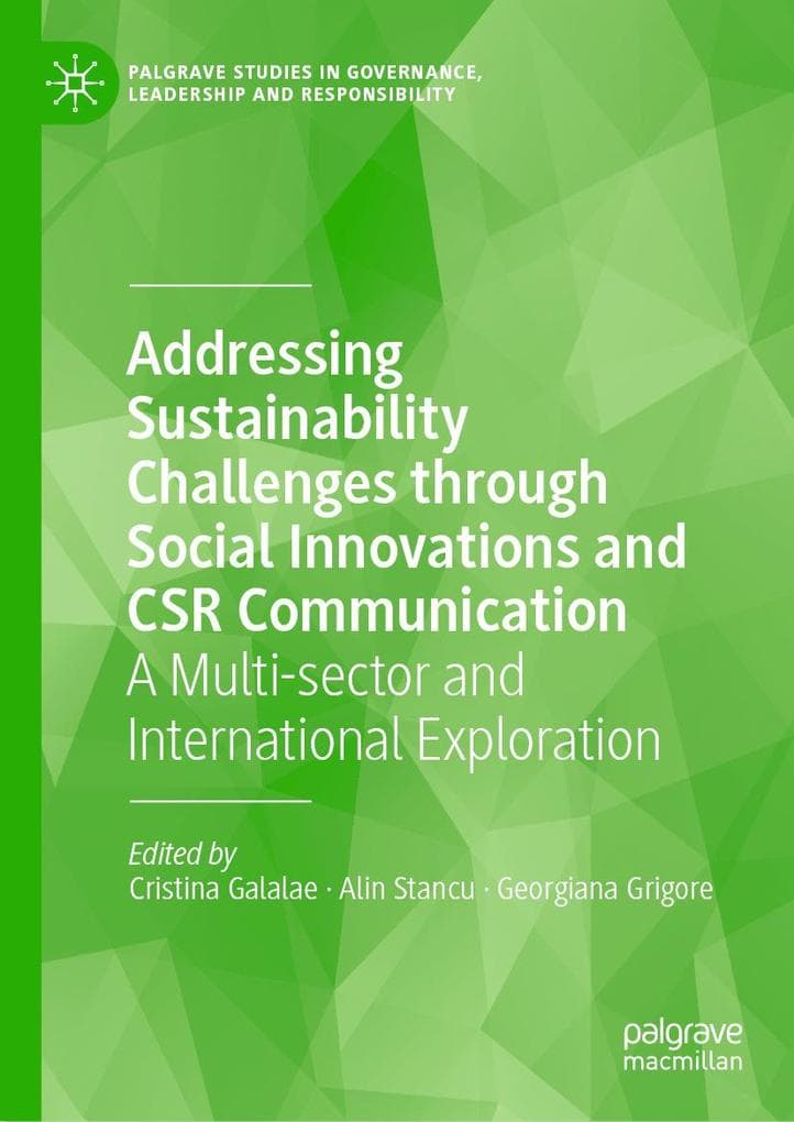 Addressing Sustainability Challenges through Social Innovations and CSR Communication