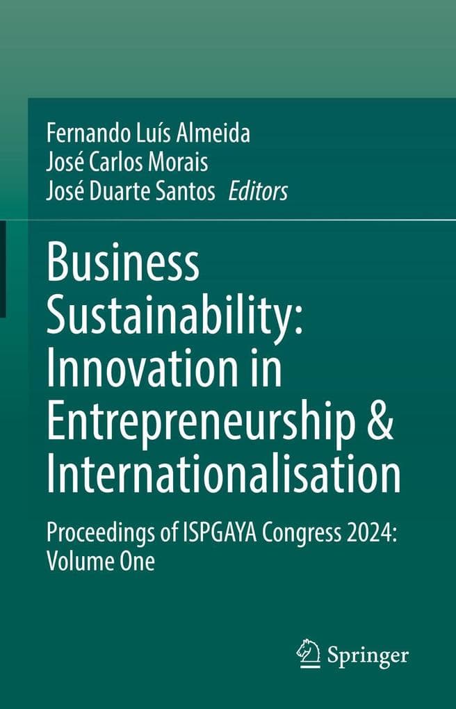 Business Sustainability: Innovation in Entrepreneurship & Internationalisation