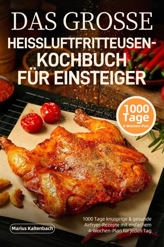 Das grosse heissluftfritteusen-kochbuch für einsteiger