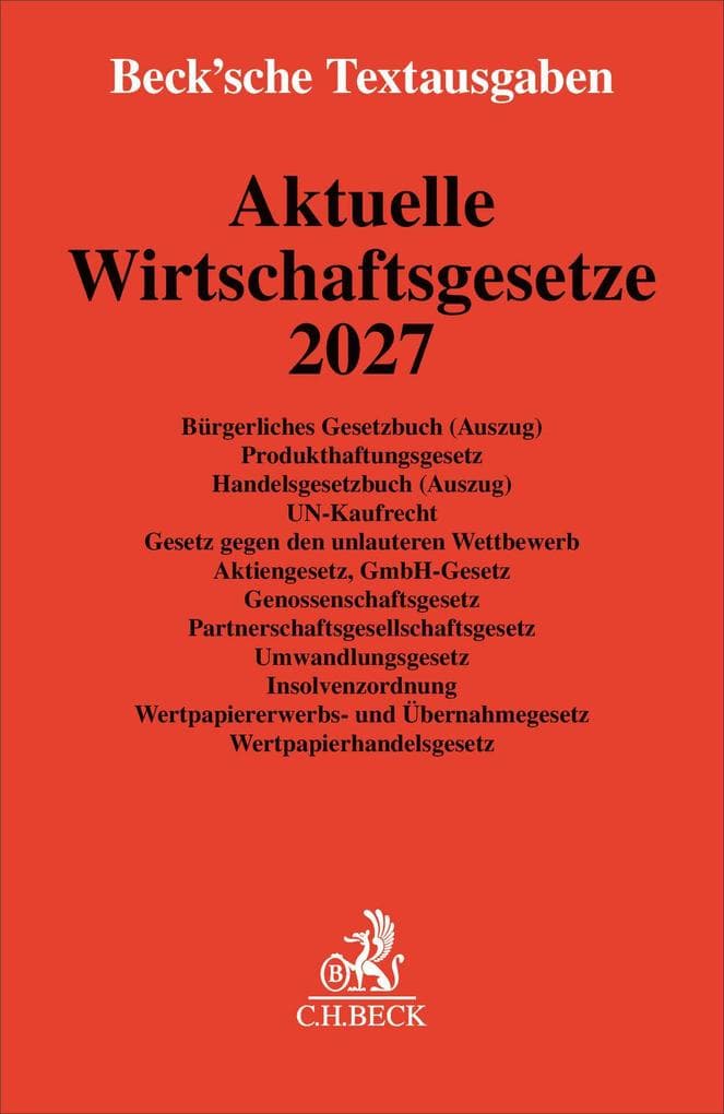 Aktuelle Wirtschaftsgesetze 2027