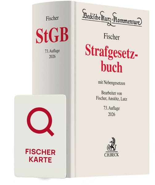Fischer/Anstötz/Lutz StGB Chat-Book 2027
