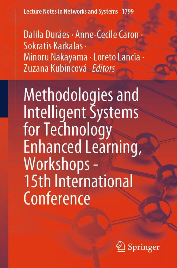 Methodologies and Intelligent Systems for Technology Enhanced Learning, Workshops - 15th International Conference