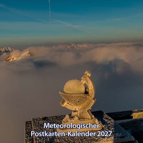 Meteorologischer Postkarten-Kalender 2027