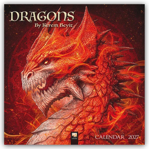 Dragons by Kerem Beyit - Drachen von Kerem Beyit 2027 - Original Flame Tree Publishing-Kalender [Kalender]