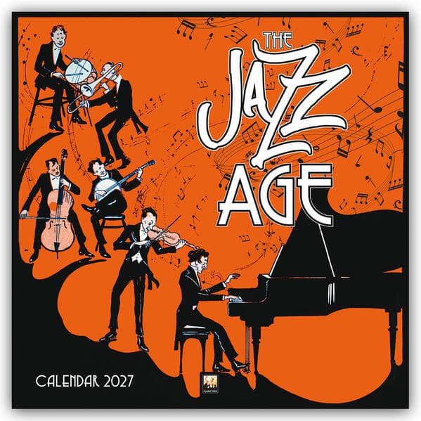 The Jazz Age - Das Zeitalter des Jazz 2027 - Original Flame Tree Publishing-Kalender [Kalender]