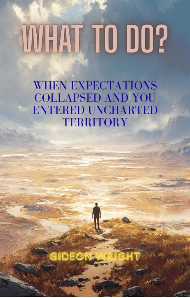 What To Do? When Expectations Collapsed and You Enter Uncharted Territory