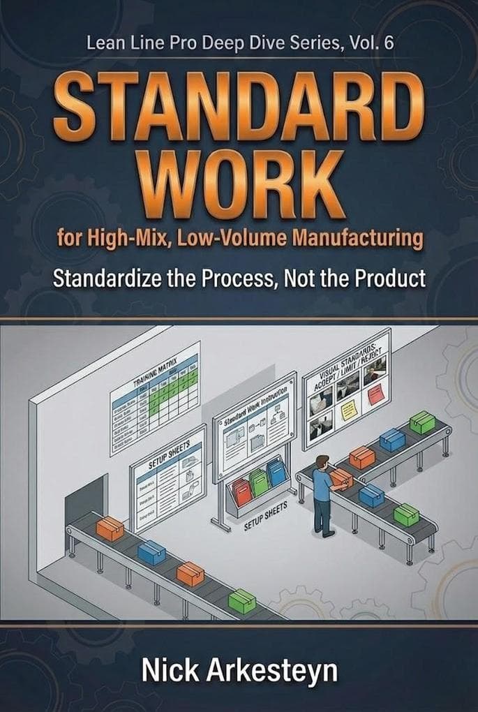 Standard Work for High-Mix, Low-Volume Manufacturing (The Lean Line Pro Deep Dive Series, #6)