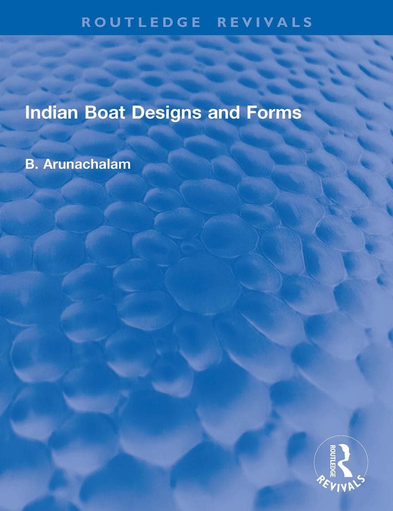 Indian Boat Designs and Forms