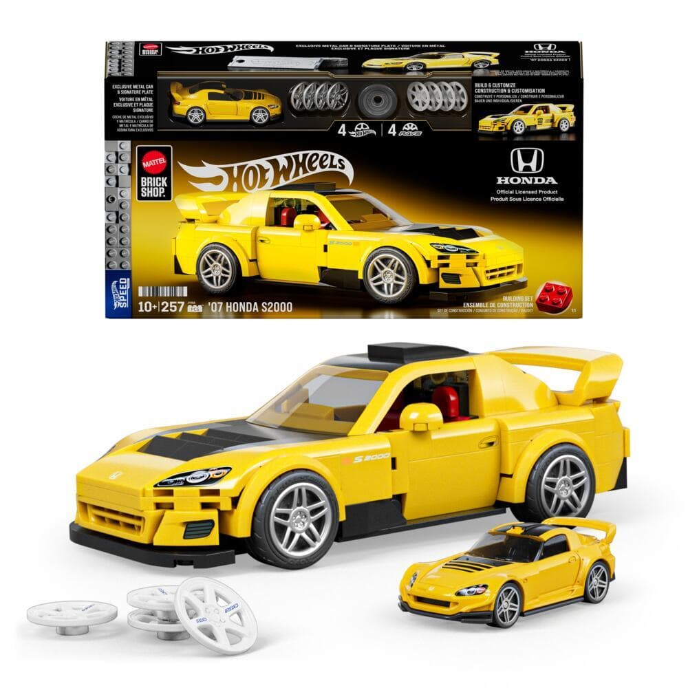 Mattel Brick Shop Hot Wheels Speed Honda 1
