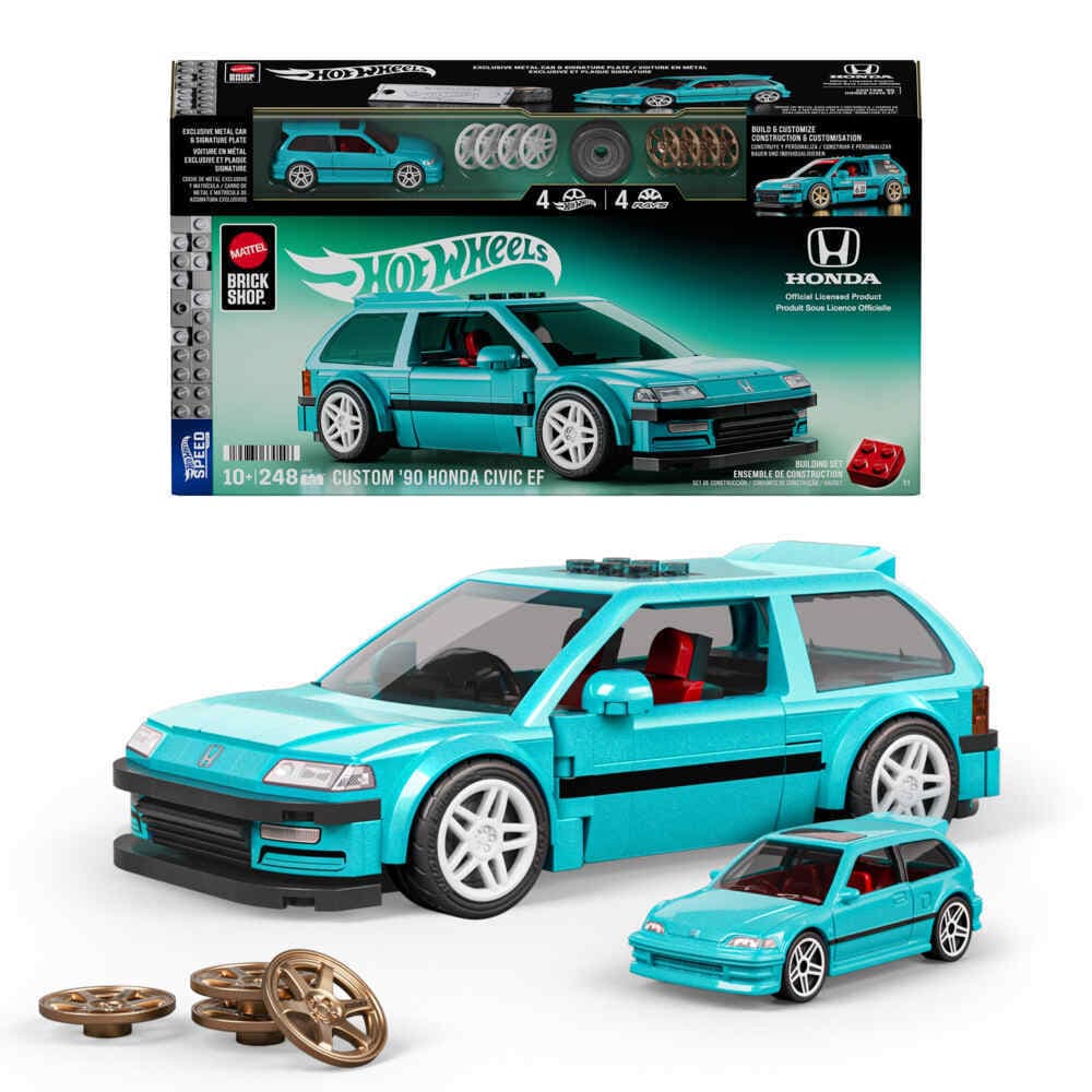 Mattel Brick Shop Hot Wheels Speed Honda 2