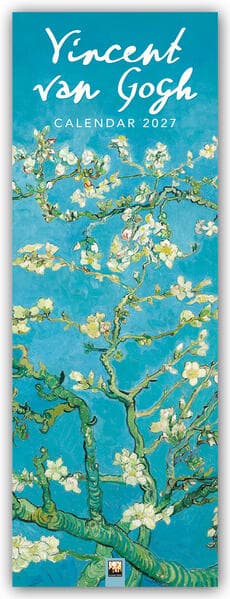 Vincent van Gogh - Slimline-Kalender 2027 - Original Flame Tree Publishing-Kalender Slimeline [Kalender]