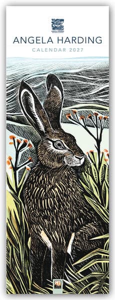 Angela Harding - Slimline-Kalender 2027 - Original Flame Tree Publishing-Kalender Slimeline [Kalender]