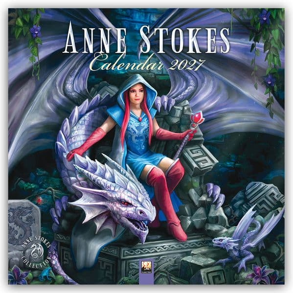 Anne Stokes 2027 - Original Flame Tree Publishing-Kalender [Kalender]