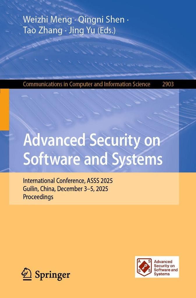 Advanced Security on Software and Systems