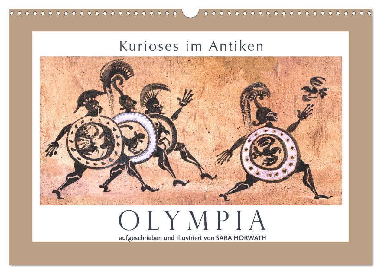 Kurioses im Antiken Olympia (Wandkalender 2027 DIN A3 quer), CALVENDO Monatskalender