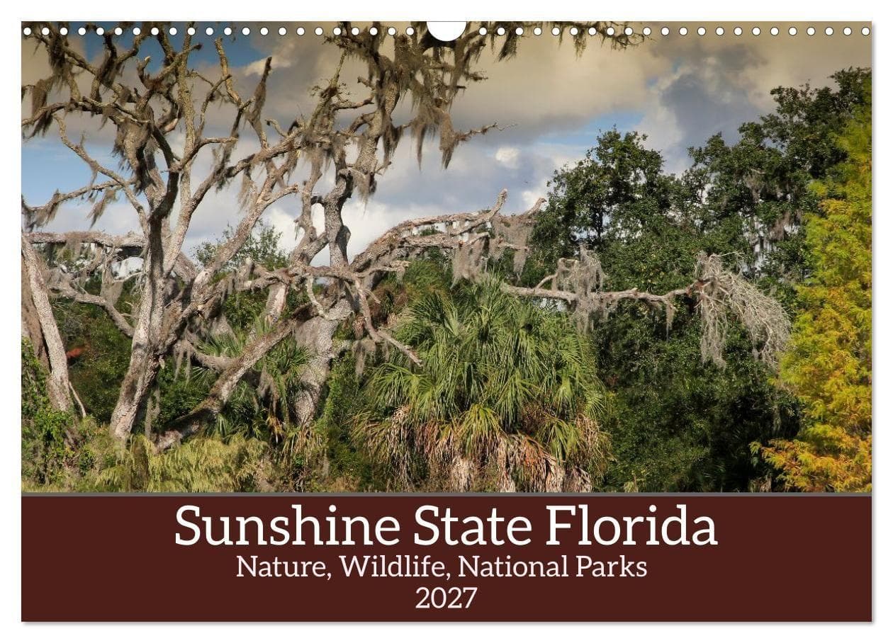 Sunshine State Florida Nature, Wildlife, National Parks (Wall Calendar 2027 DIN A3 landscape), CALVENDO 12 Month Wall Calendar