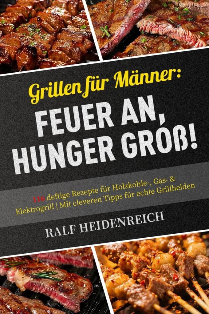 Grillen für Männer: Feuer an, Hunger groß!