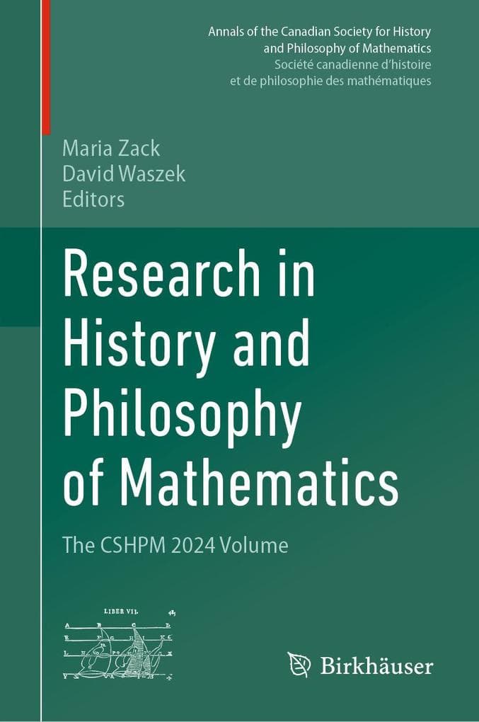 Research in History and Philosophy of Mathematics