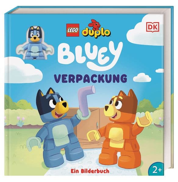 LEGO DUPLO Bluey Verpackung. Ein Bilderbuch: LEGO Lesen & Spielen mini. Geschichte zur TV-Serie Bluey. Mit Figur, Poster und Spielkulisse. Für Kinder ab 2 Jahren