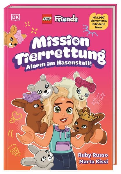 LEGO® Friends Mission Tierrettung - Alarm im Hasenstall!: Mit LEGO® Elementen und Erfinderin Nova! LEGO Lesen & Spielen Buch für Kinder ab 6 Jahren