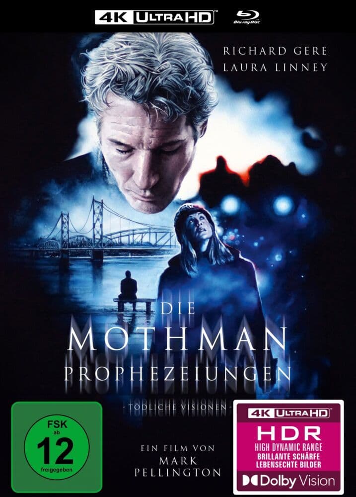 Die Mothman-Prophezeiungen - Tödliche Visionen,1 4K UHD-Blu-ray + 1 Blu-ray (2-Disc Limited Collector's Edition Mediabook)
