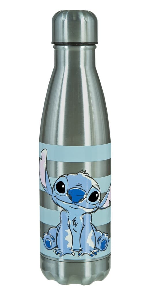 Undercover Isolierflasche Lilo & Stitch Edelstahl Trinkflasche 450 ml, Wasserflasche für Schule & Freizeit