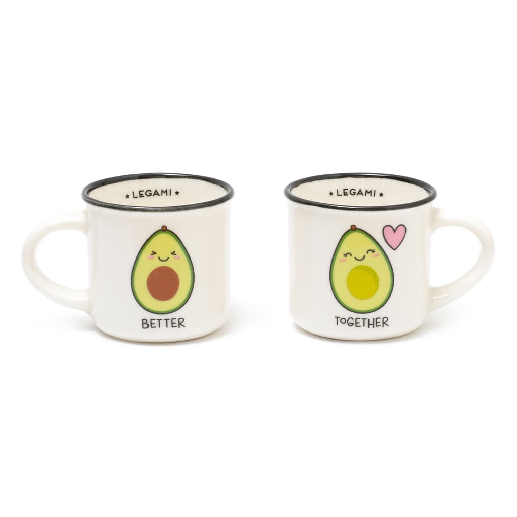 Espresso For Two - 2 Coffee Mugs - Avocado