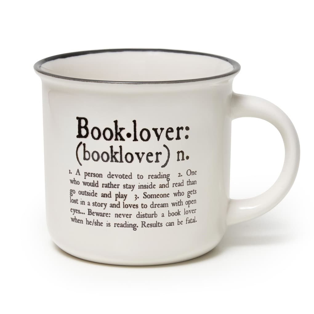 Cup-Puccino - New Bone China Porcelain Mug - Book Lovers