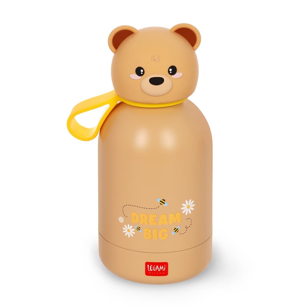 Hot and Cold Bff - Kids Vacuum Bottle - Teddy Bear - 310 Ml