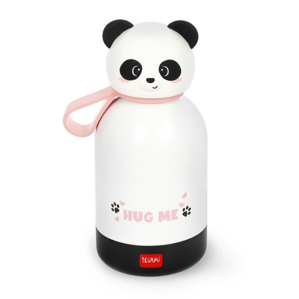 Hot and Cold Bff - Kids Vacuum Bottle - Panda - 310 Ml