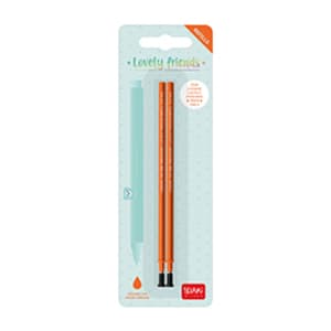 2 Pcs Lovely Friends Refill - 0,5 Mm - Orange Ink