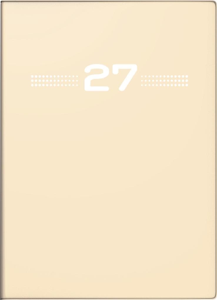 rido/idé 7013202037 Taschenkalender Mod. perfect/Technik I 2027 A6, Kunststoff, sand